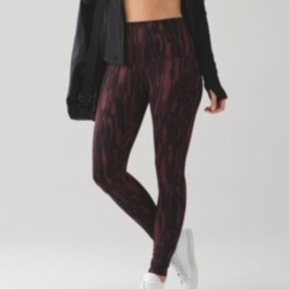 Lululemon Wunder Under High-Rise Leggings Athletic Pants Full Length Size 8 EUC - Picture 8 of 10